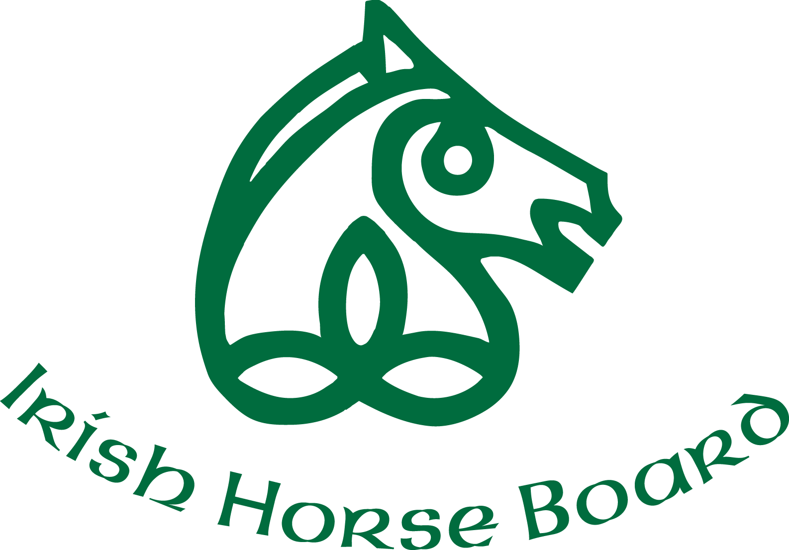 Irish Horse Board Logo Outline